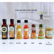 [SUPER GREEN] Dầu gấc và dầu óc chó cho bé ăn dặm từ 6 tháng tuổi, dùng trộn trực tiếp vào cháo soup cơm